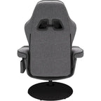 Poltrona reclinabile da gaming con poggiapiedi e supporto ergonomico per casa e ufficio