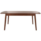 Tavolo da pranzo rettangolare allungabile 180 cm L x 81 cm P x 74 cm H – Stile classico contemporaneo