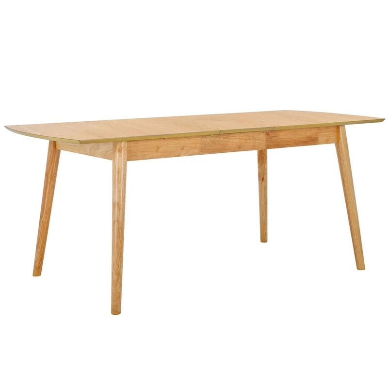 Tavolo da pranzo rettangolare allungabile 180 cm L x 81 cm P x 74 cm H – Stile classico contemporaneo