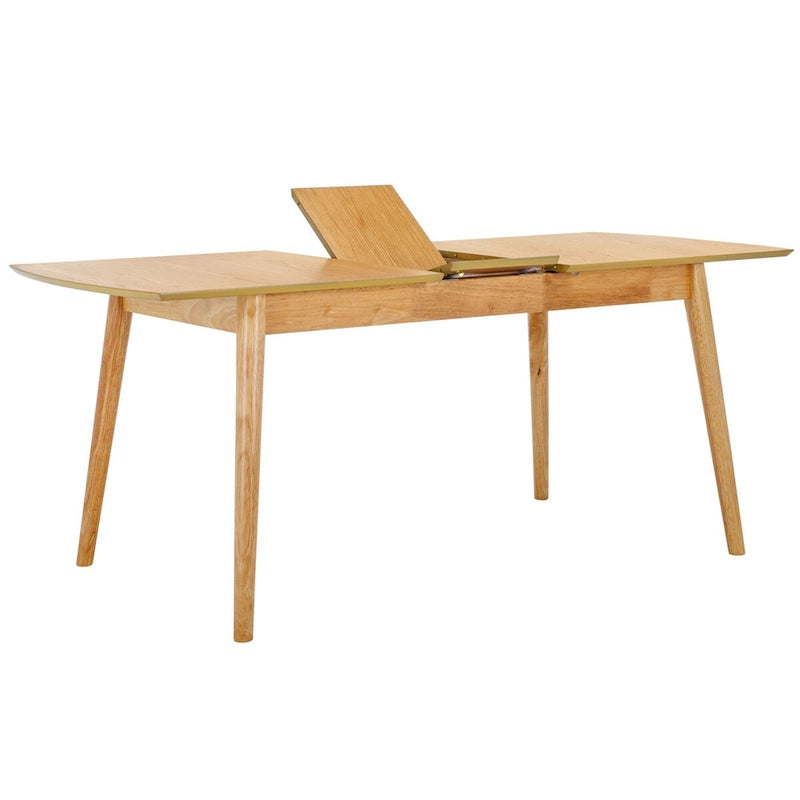 Tavolo da pranzo rettangolare allungabile 180 cm L x 81 cm P x 74 cm H – Stile classico contemporaneo