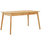 Tavolo da pranzo rettangolare allungabile 180 cm L x 81 cm P x 74 cm H – Stile classico contemporaneo