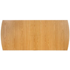 Tavolo da pranzo rettangolare allungabile 180 cm L x 81 cm P x 74 cm H – Stile classico contemporaneo