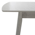 Tavolo da pranzo rettangolare allungabile 180 cm L x 81 cm P x 74 cm H – Stile classico contemporaneo