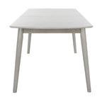Tavolo da pranzo rettangolare allungabile 180 cm L x 81 cm P x 74 cm H – Stile classico contemporaneo