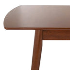 Tavolo da pranzo rettangolare allungabile 180 cm L x 81 cm P x 74 cm H – Stile classico contemporaneo