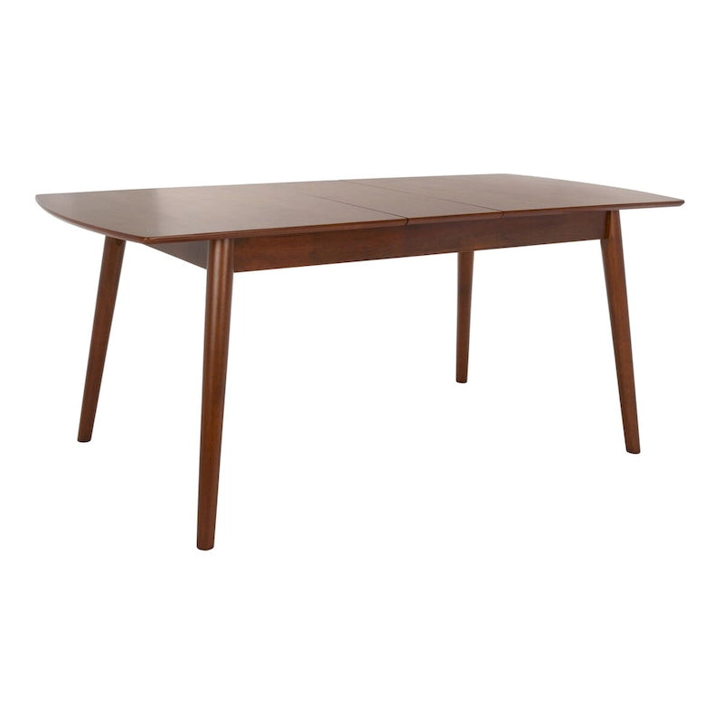Tavolo da pranzo rettangolare allungabile 180 cm L x 81 cm P x 74 cm H – Stile classico contemporaneo