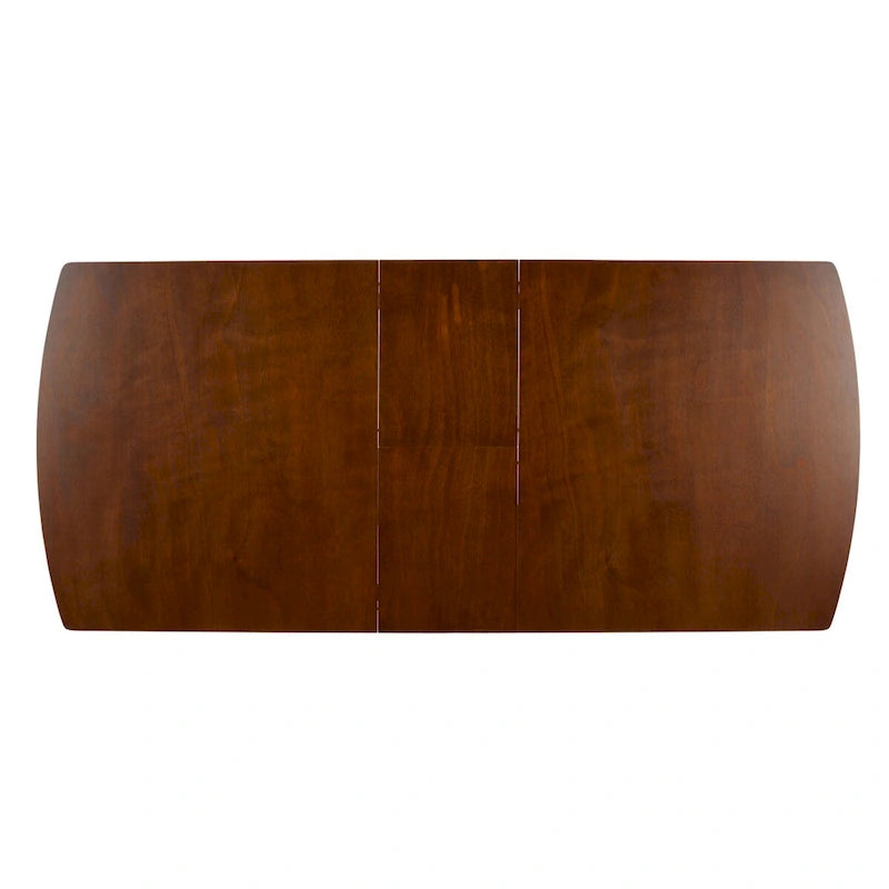 Tavolo da pranzo rettangolare allungabile 180 cm L x 81 cm P x 74 cm H – Stile classico contemporaneo