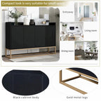 Madia Moderna Elegante Credenza con Ampio Spazio Contenitivo