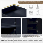 Madia Moderna Elegante Credenza con Ampio Spazio Contenitivo