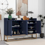 Madia Moderna Elegante Credenza con Ampio Spazio Contenitivo