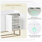 Madia Moderna Elegante Credenza con Ampio Spazio Contenitivo